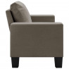 Sofa Ciemnoszary Sofy 2-osobowe tkanina