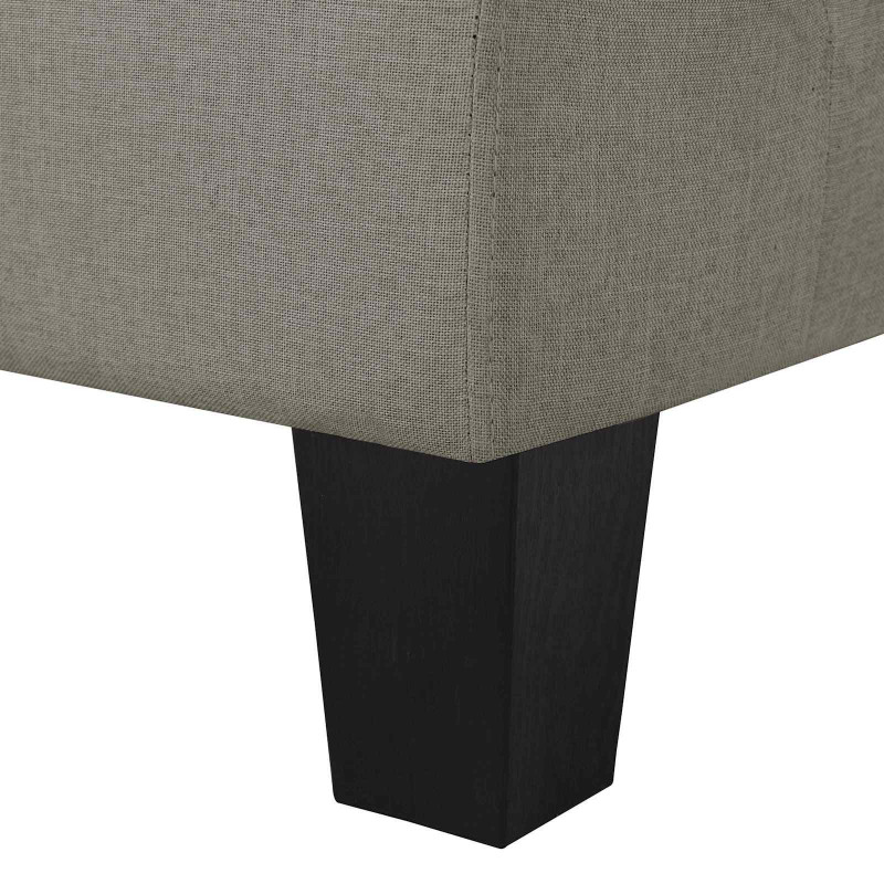Sofa Ciemnoszary Sofy 2-osobowe tkanina