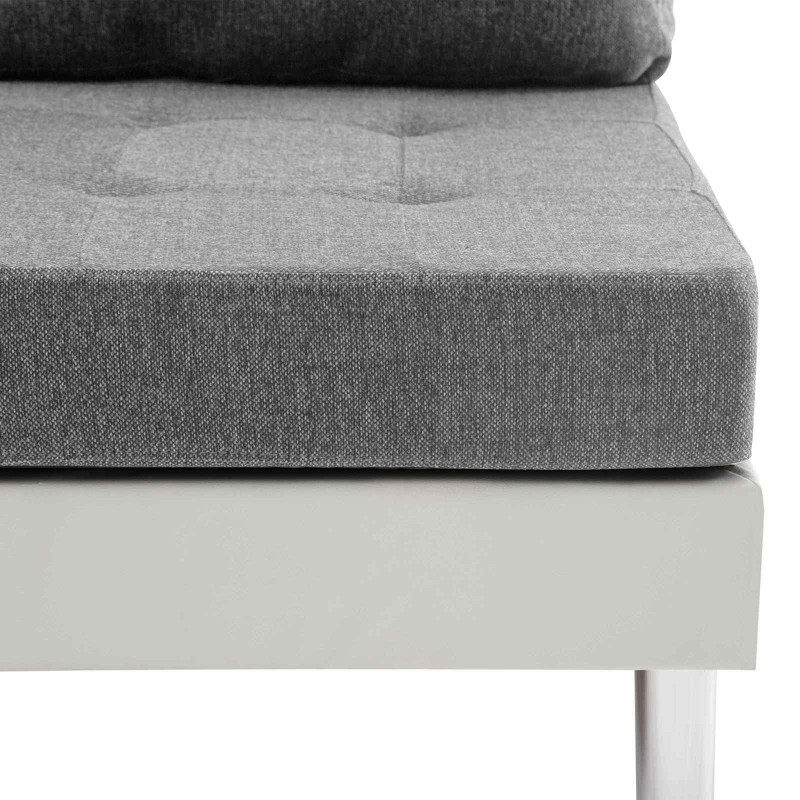 Sofa Biały Sztuczna skóra