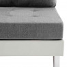 Sofa Biały Sztuczna skóra