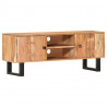 Szafka pod TV, 118x30x45 cm, lite drewno akacjowe