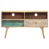 Szafka pod telewizor, 88 x 30 x 50 cm, lite drewno mango
