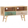 Szafka pod telewizor, 88 x 30 x 50 cm, lite drewno mango
