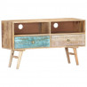 Szafka pod telewizor, 88 x 30 x 50 cm, lite drewno mango