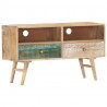 Szafka pod telewizor, 88 x 30 x 50 cm, lite drewno mango