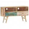 Szafka pod telewizor, 88 x 30 x 50 cm, lite drewno mango