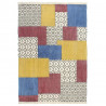 Ręcznie tkany kilim, bawełna, 120x180 cm, z nadrukiem, kolorowy