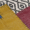Ręcznie tkany kilim, bawełna, 120x180 cm, z nadrukiem, kolorowy