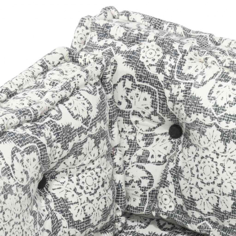 Poduszki na sofę z palet, tkanina, jasnoszary patchwork