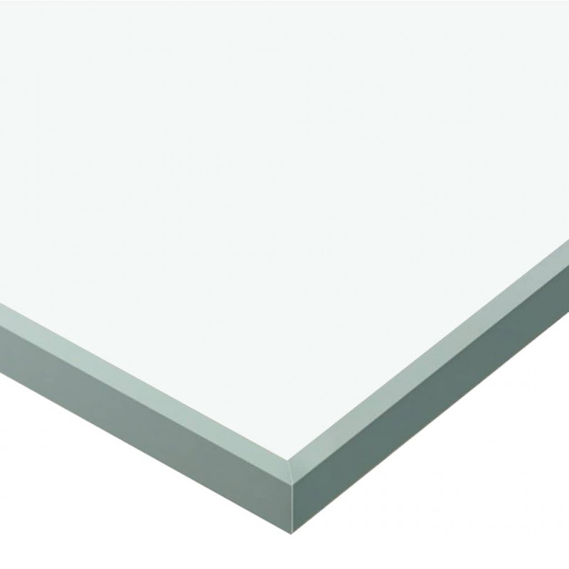 Drzwi przesuwne, szkło ESG i aluminium, 76x212 cm, srebrne
