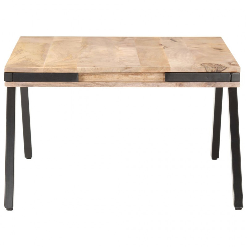 Stolik kawowy, 114x65x40 cm, lite drewno mango