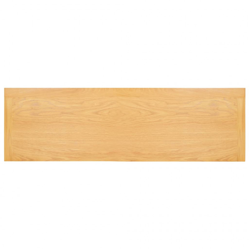 Stolik konsola, 83 x 30 x 73 cm, lite drewno dębowe