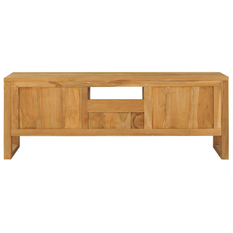 Szafka pod TV, 120 x 32 x 45 cm, lite drewno tekowe