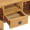 Szafka pod TV, 120 x 32 x 45 cm, lite drewno tekowe