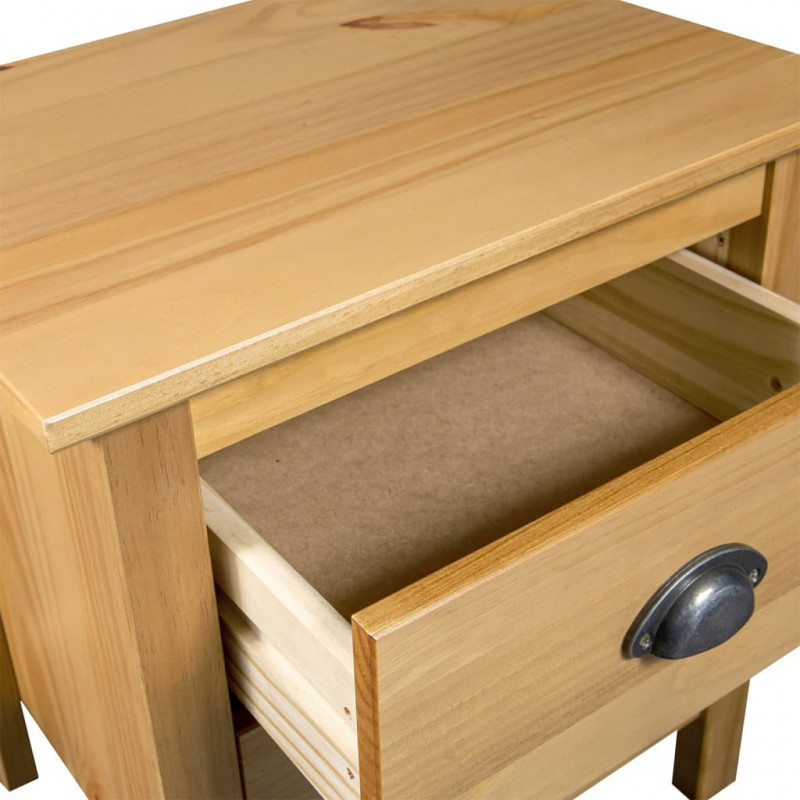 Szafka nocna Hill, 46x35x49,5 cm, lite drewno sosnowe