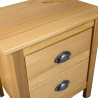 Szafki nocne Hill, 2 szt., 46x35x49,5 cm, lite drewno sosnowe
