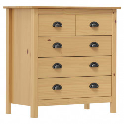 Komoda Hill, 79x40x80 cm, lite drewno sosnowe