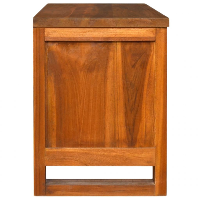 Szafka pod telewizor, 110x30x40 cm, lite drewno tekowe