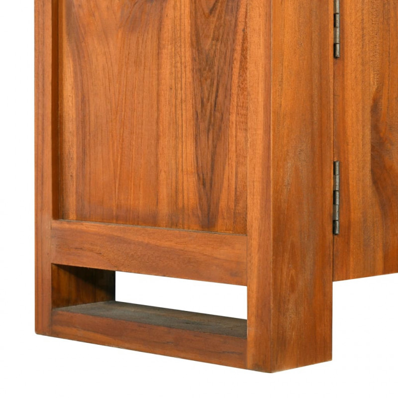 Szafka pod telewizor, 110x30x40 cm, lite drewno tekowe