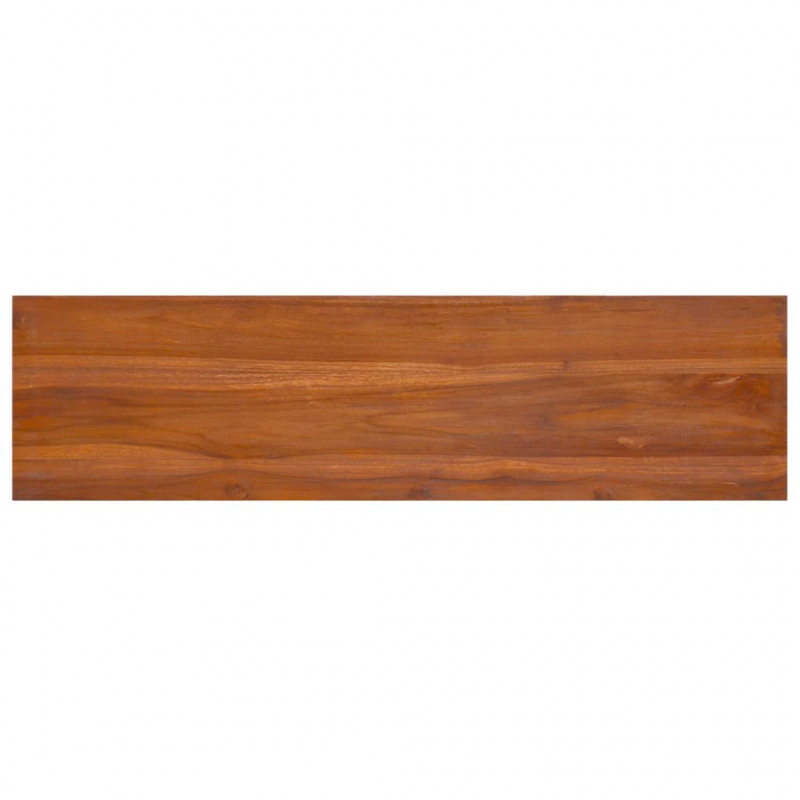 Szafka pod TV, 112x30x37 cm, lite drewno tekowe