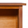 Szafka pod TV, 112x30x37 cm, lite drewno tekowe