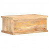 Stolik kawowy, 90x50x35 cm, drewno mango i naturalna trzcina