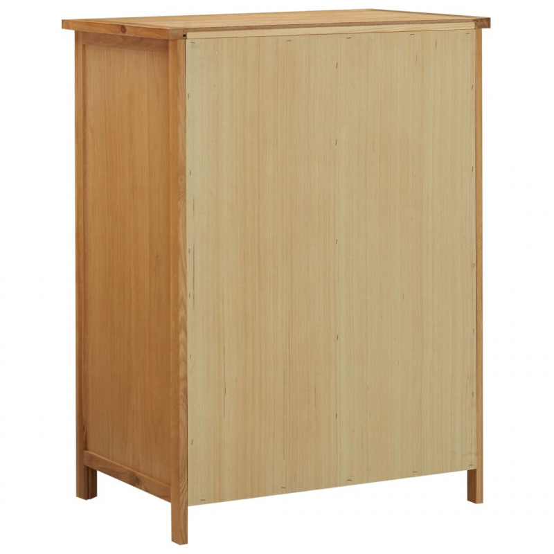 Szafka, 76x52x105 cm, lite drewno dębowe