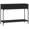 Stolik konsolowy, czarny, 100x34,5x75 cm