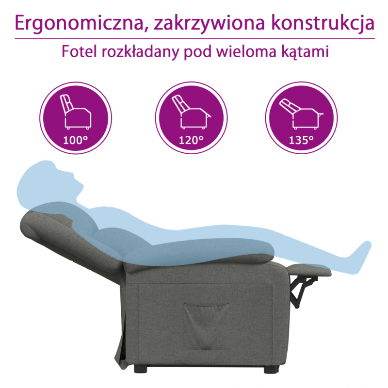 Fotel rozkładany, winna czerwień, obity tkaniną