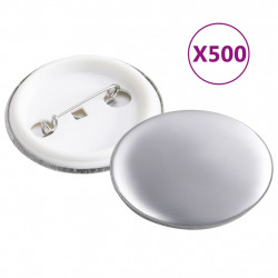 Zestaw przypinek, 500 szt., 37 mm