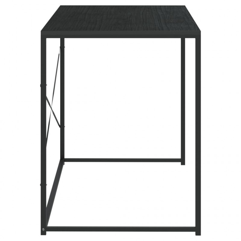 Biurko komputerowe, czarne 110x60x70 cm materiał drewnopochodny