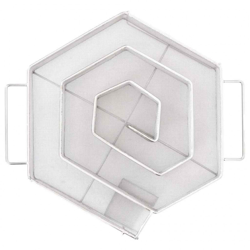 Generator zimnego dymu, sześciokątny, 22,5 cm, stal nierdzewna