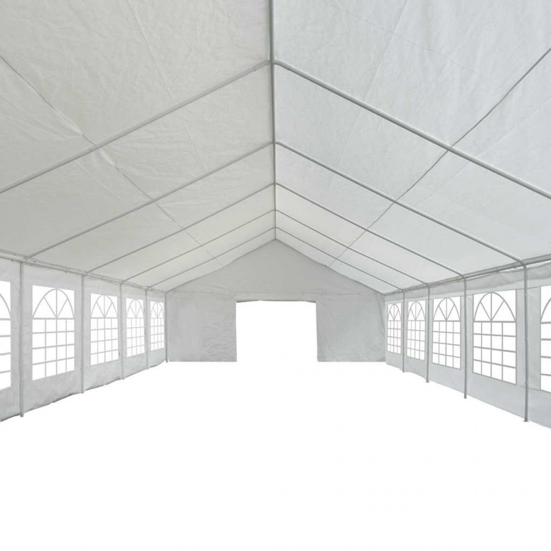 Namiot imprezowy z PE, 6 x 16 m, biały