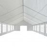 Namiot imprezowy z PE, 6 x 16 m, biały