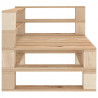 Ogrodowa sofa 4-osobowa z palet, drewniana