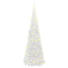 Sztuczna choinka typu pop-up, 100 LED, biała, 150 cm