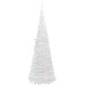 Sztuczna choinka typu pop-up, 100 LED, biała, 150 cm
