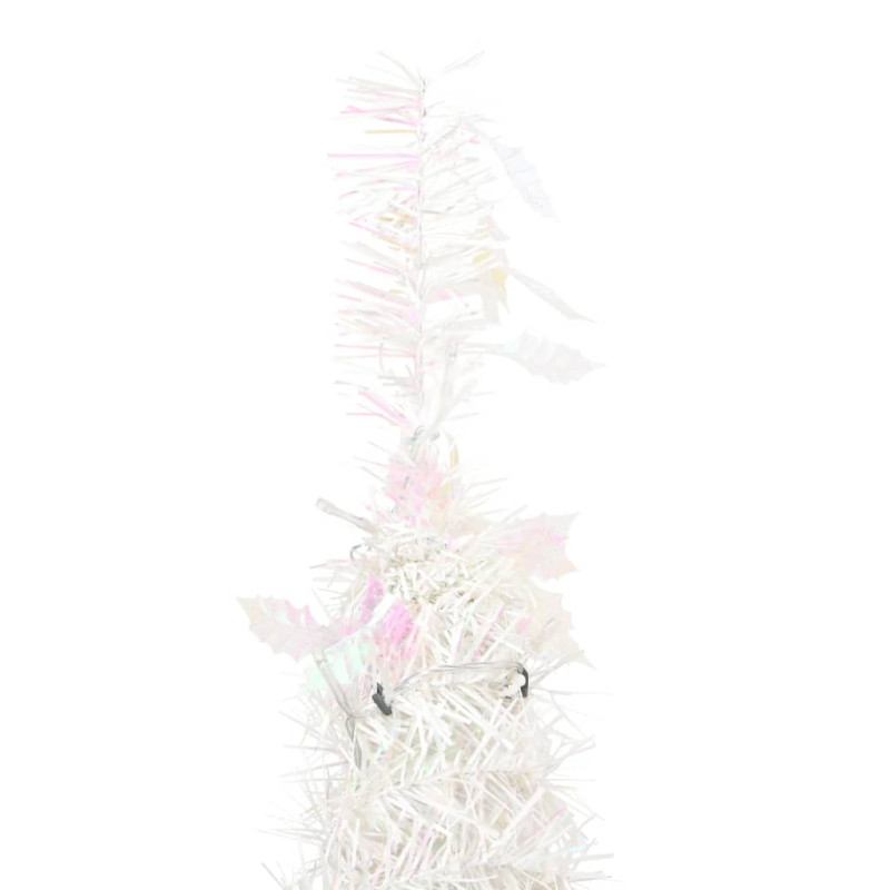 Sztuczna choinka typu pop-up, 100 LED, biała, 150 cm