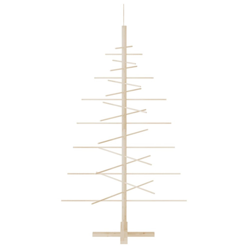 Drewniana choinka do udekorowania, 150 cm, lite drewno sosnowe