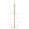 Drewniana choinka do udekorowania, 150 cm, lite drewno sosnowe
