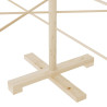 Drewniana choinka do udekorowania, 150 cm, lite drewno sosnowe