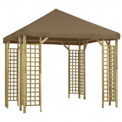 Altana, 3x3 m, kolor taupe