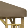Altana, 3x3 m, kolor taupe