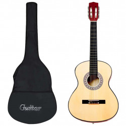Gitara klasyczna dla początkujących, 3/4, 36", z pokrowcem