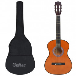 Gitara klasyczna dla początkujących, 3/4, 36", z pokrowcem