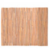 Panele ogrodzeniowe z bambusa, 2 szt., 100x400 cm