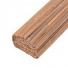 Panele ogrodzeniowe z bambusa, 2 szt., 100x400 cm