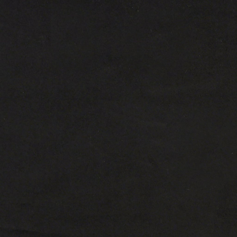 Sofa rozsuwana, czarna, 100x200 cm, aksamit