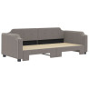 Sofa rozsuwana, kolor taupe, 90x200 cm, tkanina
