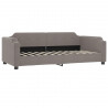 Sofa rozsuwana, kolor taupe, 90x200 cm, tkanina